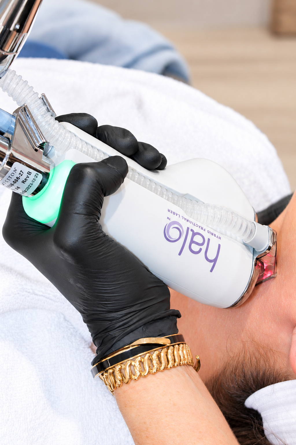Halo hybrid fractional laser